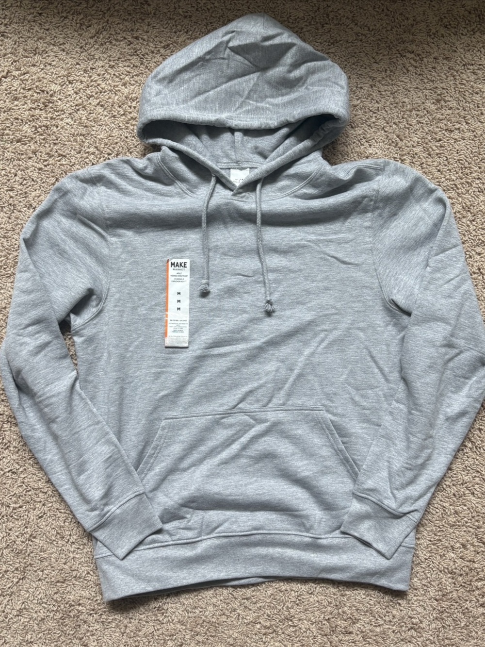 Make + Model Gray Hoodie Size Medium NWT